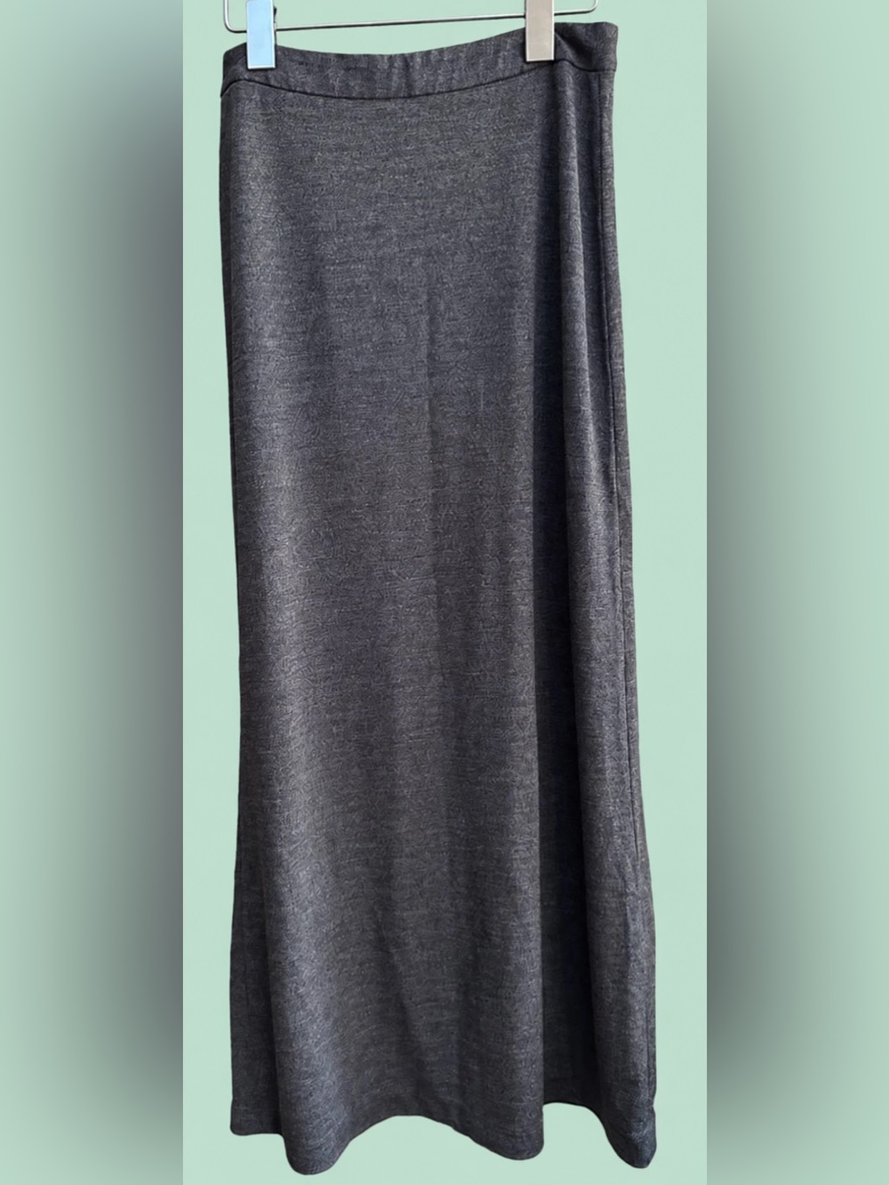LADIES Ann Taylor Vintage Gray Stretchy Long Maxi Skirt - SIZE 2